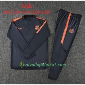 FC Barcelona Lasten Training Huppari Suits Musta Orange 2018-2019